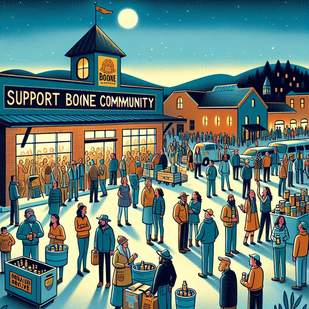 "Community Overflows with Generosity: Brunswick Beer & Cider and Wrightsville Beach Brewery's Successful Donation Drive for Boone's Storm Relief Efforts"