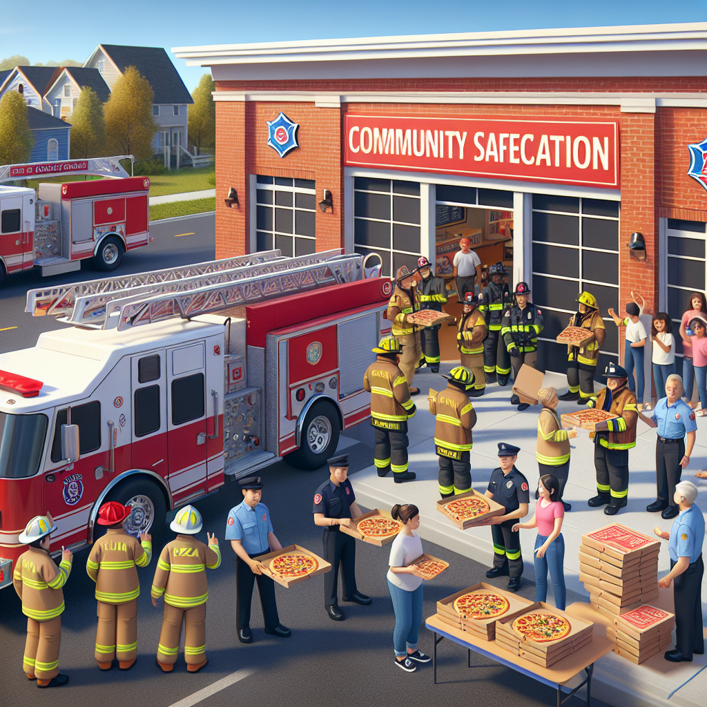 "Domino's Pizza and Wilmington Fire Department Join Forces for Fire Safety Awareness"