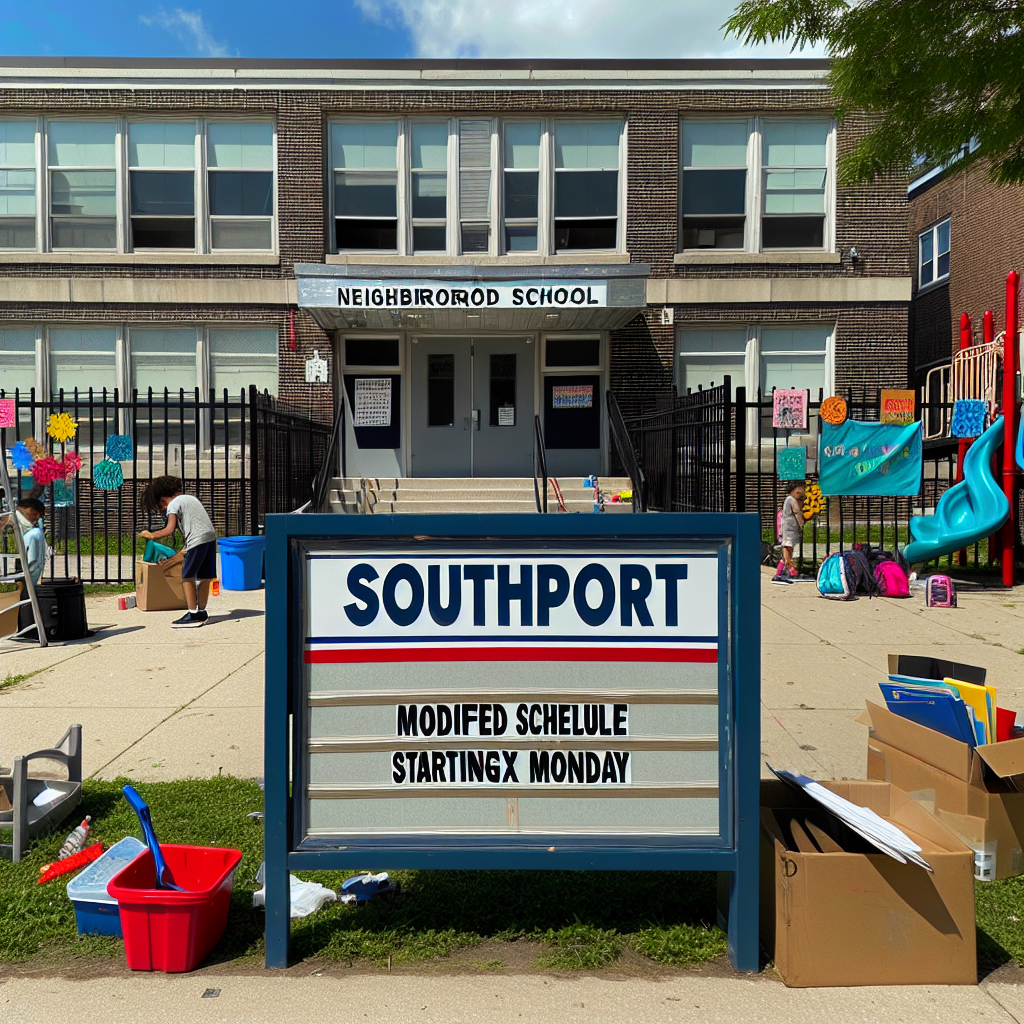 "Southport Elementary School: Transitioning Back to In-Person Learning Amidst Challenges"