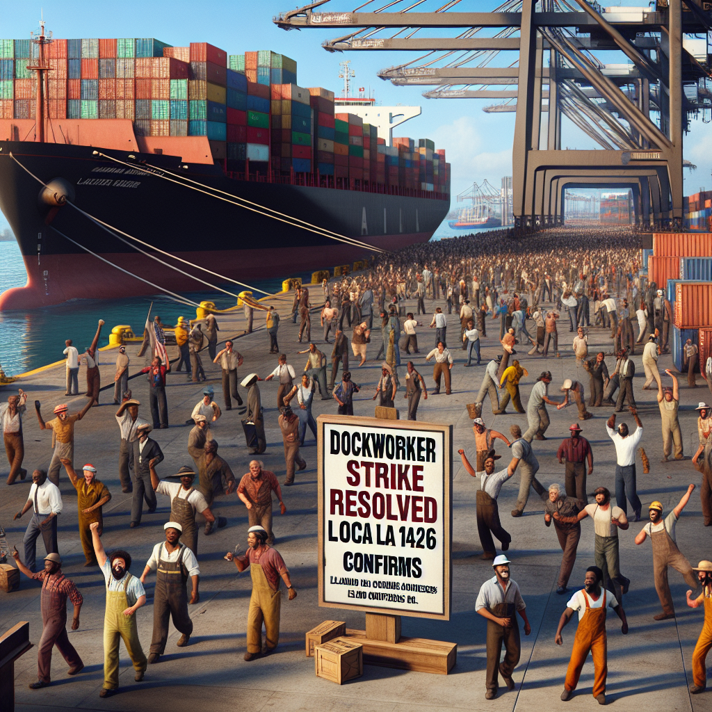"Strike Resolved: Port of Wilmington Strike Ends, Update Provided"