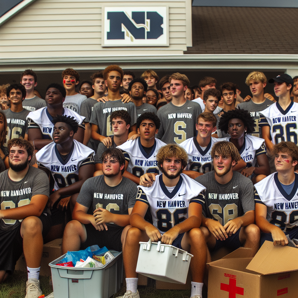 "New Hanover High School Football Team Gives Back in Hurricane Helene Relief Efforts"
