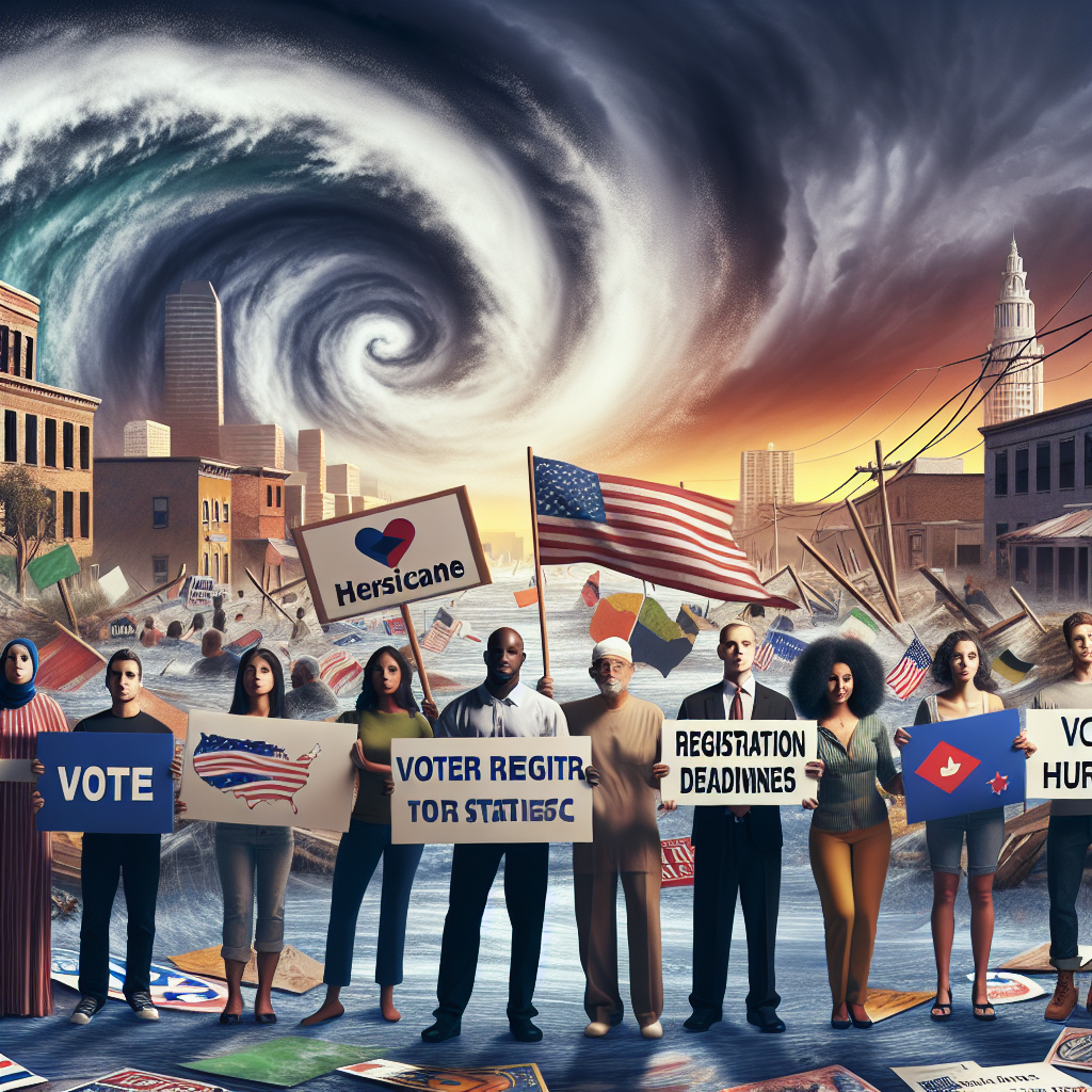 "Hurricane Helene Aftermath: Calls for Voter Registration Deadline Extensions in States Impacted by the Storm"