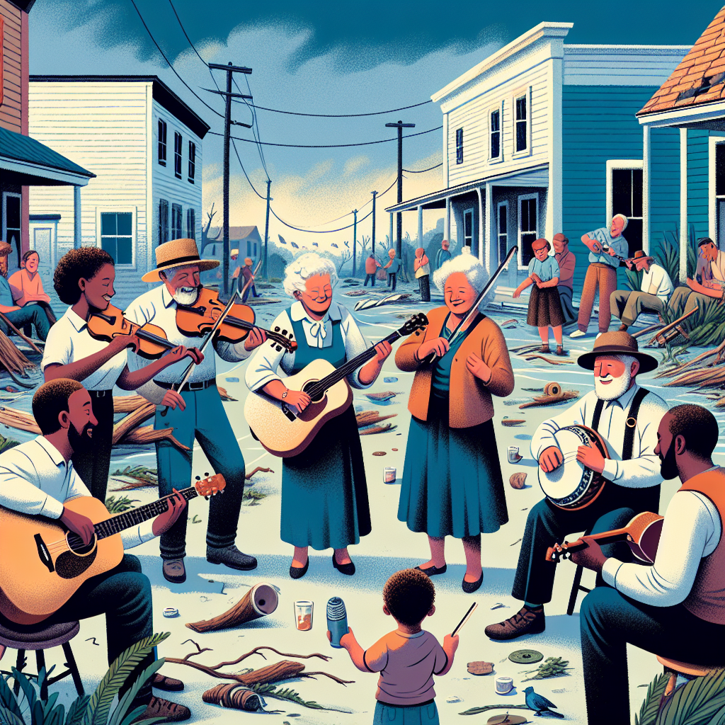 "Healing Rhythms: Asheville Drum Circle Resumes as a Sign of Hope After Hurricane Helene"