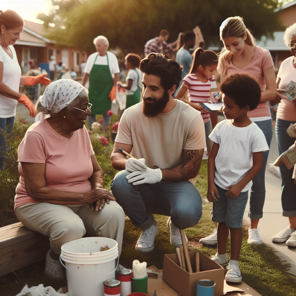 Title for a blog post: "Leland's Community Unites for Lend a Hand Event: A Day of Giving Back"