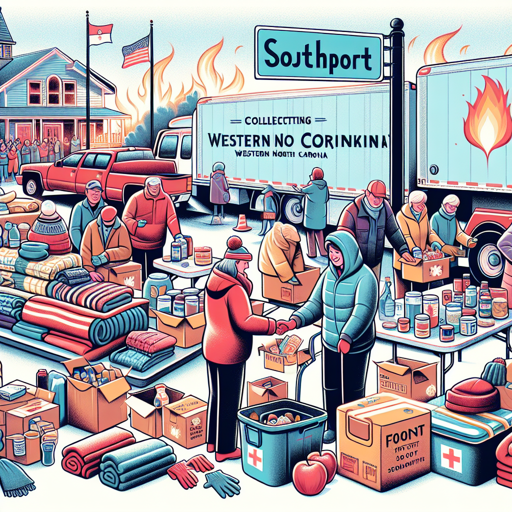 Title: "Community Efforts and Donation Drives: Supporting Western North Carolina's Recovery from Hurricane Helene"