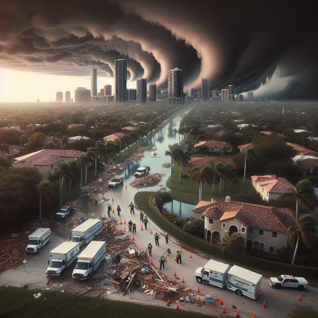 Title: "Hurricane Milton Strengthens to Category 5: Florida Braces for Impending Impact and Evacuations"