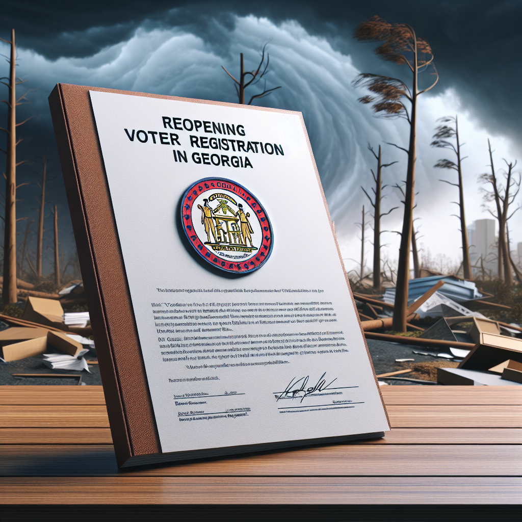 "Voting Rights Groups Seek Extension of Voter Registration in Georgia Following Hurricane Helene"