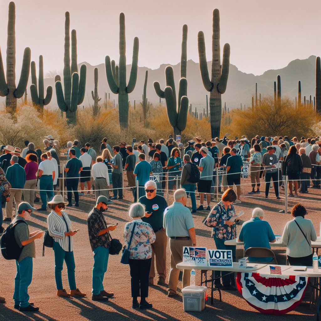 "Arizona Leads the Way: Early In-Person Voting Launches in Presidential Battleground States"