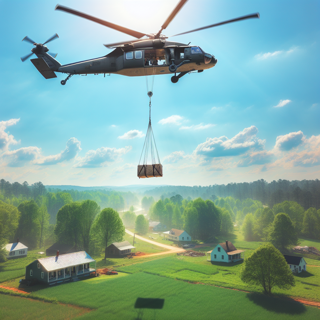 Title for Blog Post: "Fact Check: The Truth Behind the Viral Video of a Helicopter at a Hurricane Aid Site in Burnsville, NC"